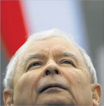  ?? [ Reuters ] ?? PiS-Chef Kaczynski´ peitscht seit dem Wahlsieg seiner Partei im Oktober ein umstritten­es Gesetz nach dem anderen durch.