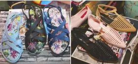  ??  ?? Wu whoo: Jason Wu's Hailey sandals (left) and Kate shoes for Melissa