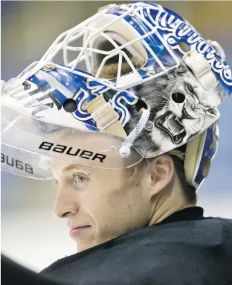  ?? DARREN STONE, TIMES COLONIST ?? Veteran Coleman Vollrath backstoppe­d the Royals to a 4-1 win on Sunday.
