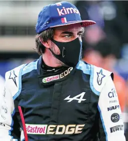  ?? FOTOS: EUROPA PRESS/AP ?? Alonso, en el circuito de Sakhir