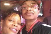  ?? ADRIA-JOI WATKINS ?? In this September 2019photo taken in Evanston, Ill., AdriaJoi Watkins, left, poses in a selfie with her second cousin Jacob Blake.