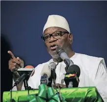  ??  ?? THE new Malian government has said that it intended to continue with the discussion­s begun by former President Keita before he left office. | EPA