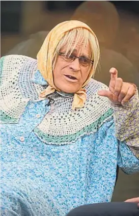  ??  ?? Vieja sabia. Doña Jovita será una de las personalid­ades que tomarán parte del show de mañana.