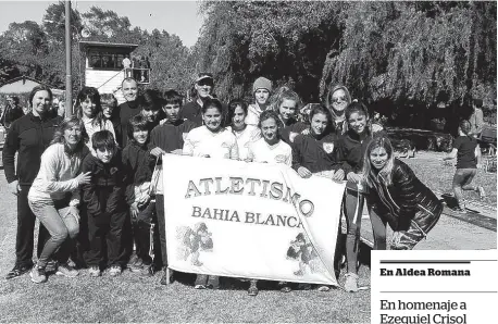  ??  ?? bahiense que trajo 11 medallas desde Azul.