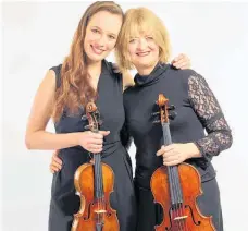  ?? Photo / Supplied ?? Violinist Monique Lapins and violist Gillian Ansell will perform with the Hawke’s Bay Orchestra.