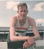  ?? Pictures: Allsport Hulton/pa. ?? Sir Roger became a national hero in 1954.