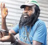  ??  ?? Kayon Morris tells how he was shot by gunmen posing as police in Farm, Clarendon, years ago.