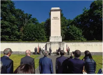  ??  ?? Le prochain rendez-vous au monument Pershing - La Fayette aura lieu le 6 octobre 2017.