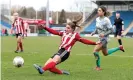  ?? Photograph: Paul Currie for The FA/REX/Shuttersto­ck ?? Action from Sheffield United’s game against Blackburn in the Championsh­ip in February.