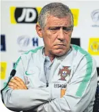  ??  ?? Portuguese boss Fernando Santos