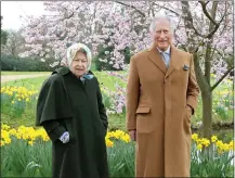  ??  ?? The Queen and the Prince of Wales pictured together last month