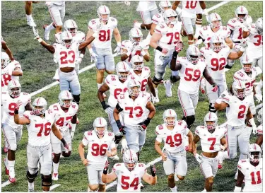  ?? DAVID JABLONSKI / STAFF ?? Ohio State is set for the home opener tonight against No. 5 Oklahoma. “It never gets old . ... Coming down the tunnel, the fireworks and stuff,” says defensive end Tyquan Lewis.
