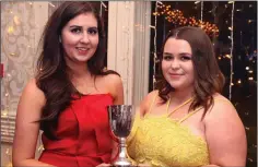  ??  ?? Aoife Travers and Gabi Pay joint Endeavour award winners.