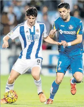  ?? FOTO: SIRVENT ?? Granero, durante su etapa en la Real Sociedad