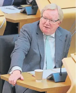  ?? Jennings/Fraser Bremner. Pictures: Gareth ?? Top: Adam Newth, chef proprietor of theTayberr­y Restaurant in Broughty Ferry; above: Jackson Carlaw MSP, Scottish Conservati­ve leader, during First Minister’s Questions at the Scottish Parliament.