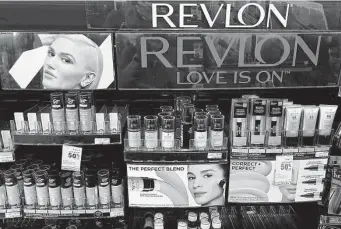  ?? Justin Sullivan/TNS ?? In the latest quarter that ended in March, Revlon’s sales rose nearly 8 percent, but still lag pre-pandemic levels in excess of $2.4 billion a year.