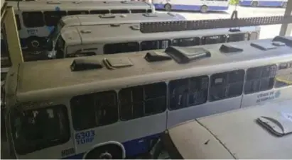  ?? ?? Arejabus utiliza a própria movimentaç­ão do ônibus para melhorar a sensação térmica