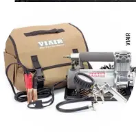  ??  ?? The 400P portable air compressor from VIAIR.