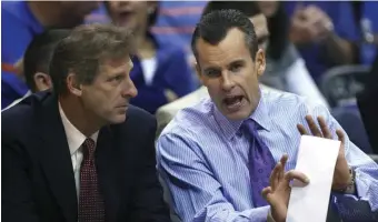  ?? AP fILe ?? ‘HONEST AS I COULD’: Billy Donovan (right) said he was only trying to make Jaylen Brown a better player when he made comments critical of Brown’s work ethic to him when they were together on the USA Under-18 team.