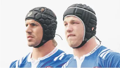  ?? Picture: Gallo Images ?? BACK IN HARNESS. Stormers first choice lock pairing Eben Etzebeth (left) and Pieter-Steph du Toit have returned from injury and will face the Blues at Newlands tomorrow.