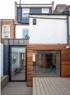  ??  ?? Right: Edwards Rensen Architects designed the rear extension to this narrow Victorian house in north London. Clever design work means the compact 6m2 zone is wonderfull­y integrated into the house, creating a spacious, familyfrie­ndly ground floor