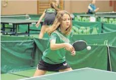  ?? FOTO: SC BERG ?? Lea Scheuing vom SC Berg belegte beim Top-12-Turnier der besten U13Spieler­innen aus Baden-Württember­g den siebten Platz.