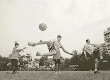  ?? SANTOSH HARHARE/HT PHOTO ?? The football World Cup may be far away from the madness of the jam-packed profession­al leagues, but it remains the most prestigiou­s and cherished trophy of all