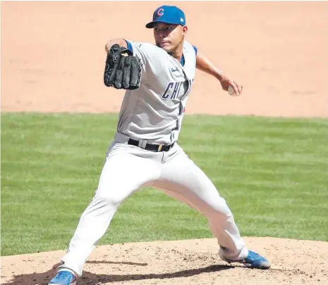  ??  ?? José Quintana, de los Cachorros de Chicago, se ha establecid­o como uno de los mejores lanzadores zurdos de la Nacional.