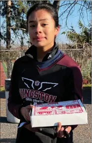  ?? PHOTO PROVIDED ?? Carla Bautista, who finished second among the women at the Kingston Turkey Trot.