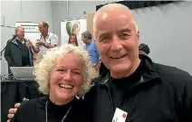  ?? PHOTO: MIKE WATSON/FAIRFAX NZ ?? Clearwater Mussels managing director John Young, right, with wife Lyn Godsif.