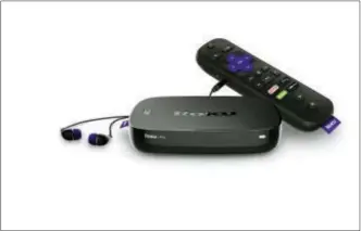  ??  ?? This photo provided by Roku shows the Roku Ultra video streaming player. Bolstered by a $113 million infusion from investors, Roku is reducing the price on the next generation of its best video streaming player in an attempt to fend off competitiv­e...