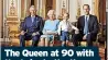  ?? ?? The Queen at 90 with the heirs to the throne