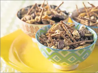  ?? [PROVIDED BY DAVID MCNEESE] ?? This Honey Glazed Sweet and Salty Snack Mix is made from Oklahoma ingredient­s for year-round snacking.