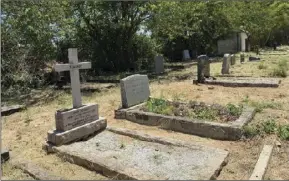  ?? ?? The section of Masvingo Cemetery in which Moyo works