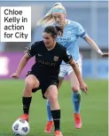  ??  ?? Chloe Kelly in action for City
