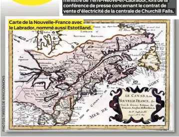  ?? ?? Carte de la Nouvelle-France avec le Labrador, nommé aussi Estotiland.