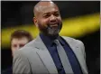  ?? DAVID ZALUBOWSKI — THE ASSOCIATED PRESS ?? J.B. Bickerstaf­f looks on during the Cavaliers’ game against the Nuggets in Denver on Jan. 11.