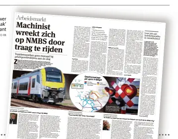  ?? FOTO RR ?? Het artikel over ‘Operatie Slak’
in uw krant gisteren.