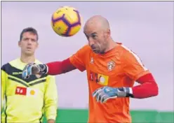  ??  ?? BUEN MOMENTO. José Juan, durante una sesión con el Elche.