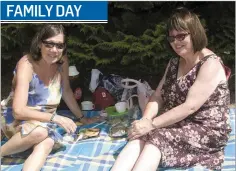  ??  ?? Mary O’Mara and Bernadette Mulvey at the family day at St Patrick’s Missionary Society in Kiltegan.