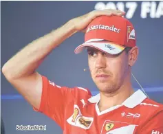  ??  ?? Sebastian Vettel