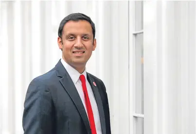  ??  ?? Labour MSP Anas Sarwar is to be commended for taking a stand against a racial slur.