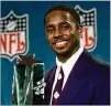  ?? AP ?? Desmond Howard, with the 1997 Super Bowl MVP trophy, will moderate a “Champions Chat.”