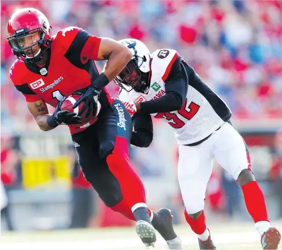  ?? AL CHAREST ?? The season-ending injury to Stampeders receiver Lemar Durant might open the door for Canadian rookie Julan Lynch to join the team’s active roster.