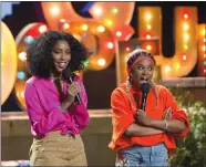  ?? MINDY TUCKER/HBO ?? Jessica Williams and Phoebe Robinson in HBO’s “2 Dope Queens.”