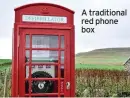  ??  ?? A traditiona­l red phone box