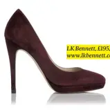  ??  ?? LK Bennett, £195, www.lkbennett.com