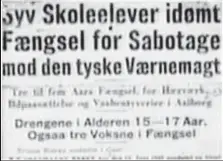  ??  ?? Avisudklip med dommene over Churchillk­lubbens medlemmer fra 11. juni 1942.