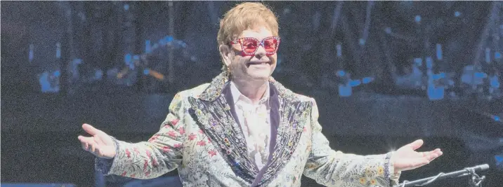  ?? ?? Elton John will be in Sunderland with his Farewell Yellow Brick Road tour tomorrow.