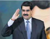  ??  ?? El presidente de Venezuela Nicolás Maduro.